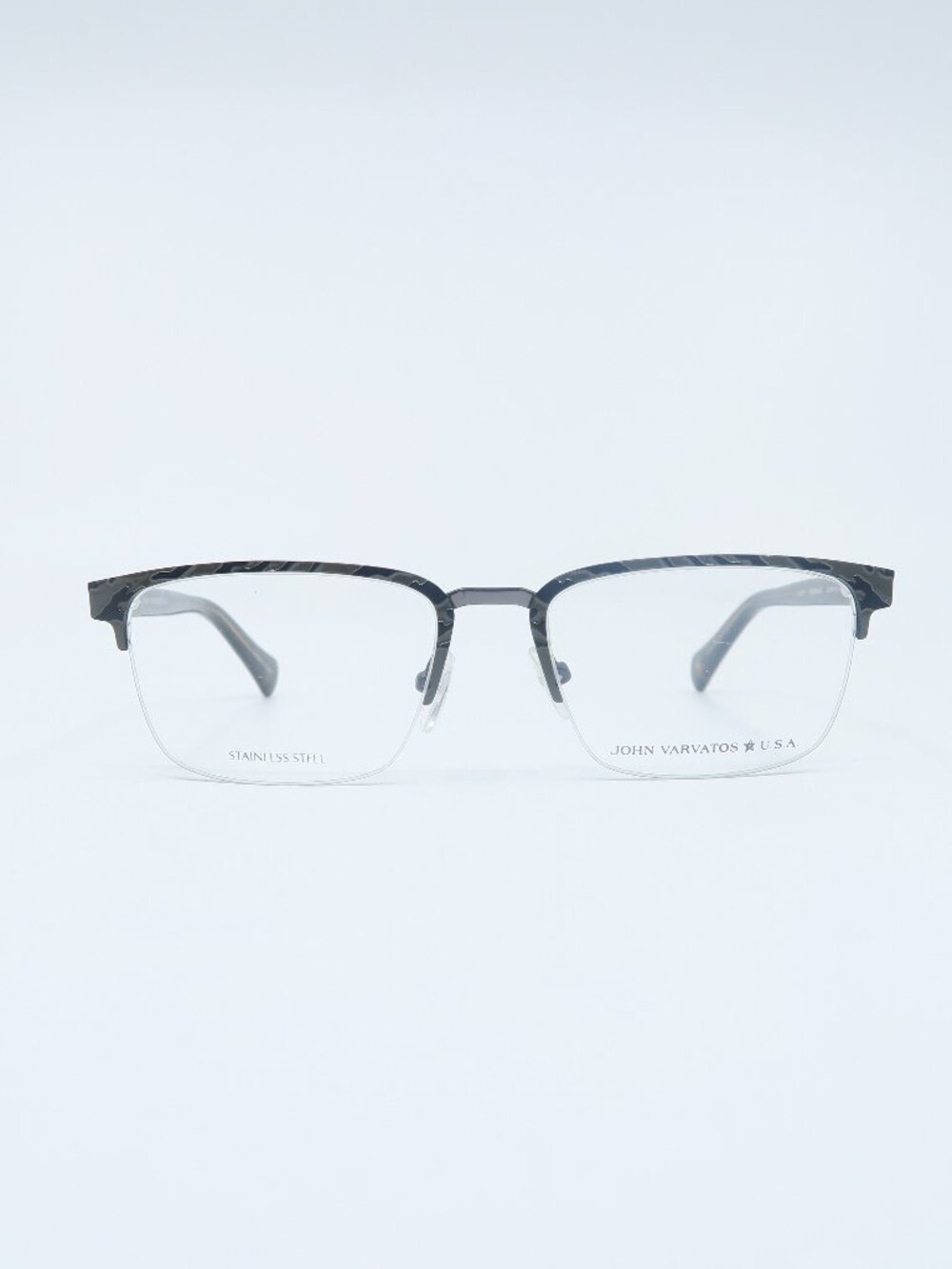 John Varvatos Classic VJVC007 53mm Sage & Black New Men's Eyeglasses Frames.
